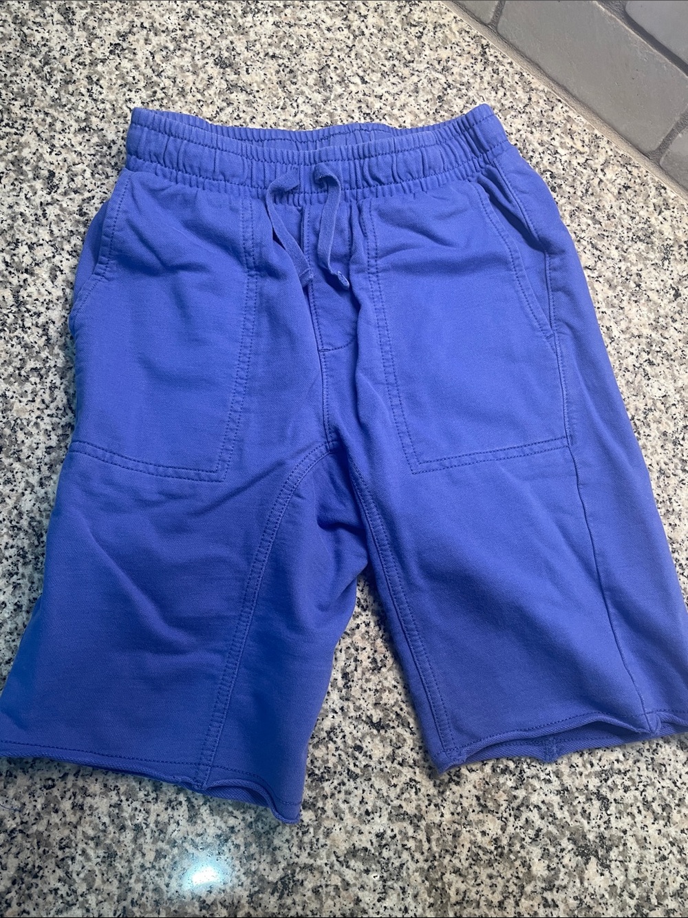 Tea Collection Royal Blue Drawstring Kids Shorts
